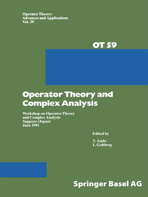 cover image of Operator Theory and Complex Analysis